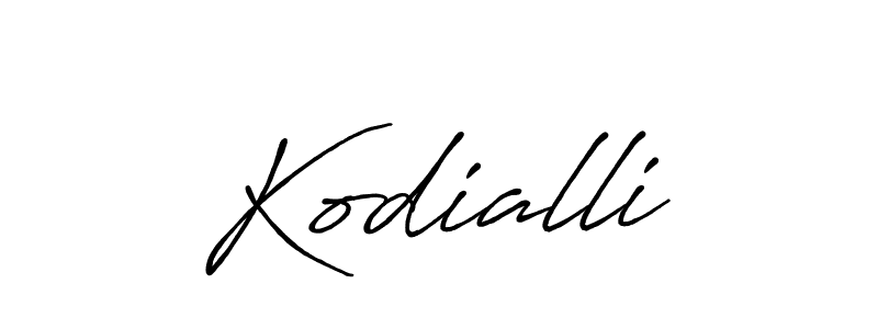 Kodialli stylish signature style. Best Handwritten Sign (Antro_Vectra_Bolder) for my name. Handwritten Signature Collection Ideas for my name Kodialli. Kodialli signature style 7 images and pictures png