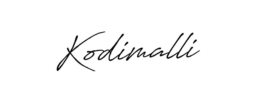 How to make Kodimalli name signature. Use Antro_Vectra_Bolder style for creating short signs online. This is the latest handwritten sign. Kodimalli signature style 7 images and pictures png