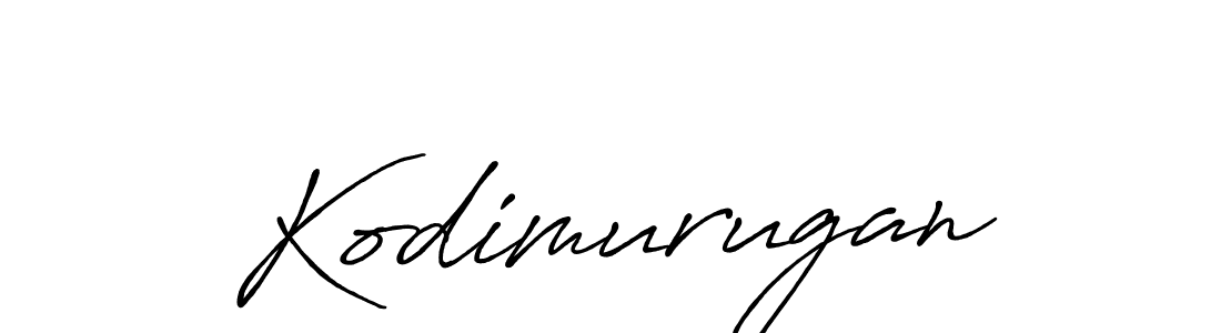 Make a beautiful signature design for name Kodimurugan. With this signature (Antro_Vectra_Bolder) style, you can create a handwritten signature for free. Kodimurugan signature style 7 images and pictures png