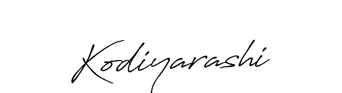 Use a signature maker to create a handwritten signature online. With this signature software, you can design (Antro_Vectra_Bolder) your own signature for name Kodiyarashi. Kodiyarashi signature style 7 images and pictures png