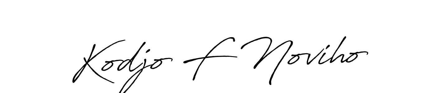 How to make Kodjo F Noviho signature? Antro_Vectra_Bolder is a professional autograph style. Create handwritten signature for Kodjo F Noviho name. Kodjo F Noviho signature style 7 images and pictures png