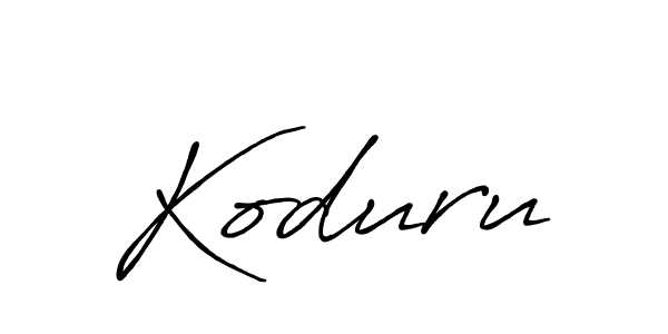 Once you've used our free online signature maker to create your best signature Antro_Vectra_Bolder style, it's time to enjoy all of the benefits that Koduru name signing documents. Koduru signature style 7 images and pictures png
