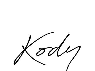 Also we have Kody name is the best signature style. Create professional handwritten signature collection using Antro_Vectra_Bolder autograph style. Kody signature style 7 images and pictures png