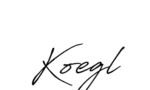 Make a beautiful signature design for name Koegl. With this signature (Antro_Vectra_Bolder) style, you can create a handwritten signature for free. Koegl signature style 7 images and pictures png