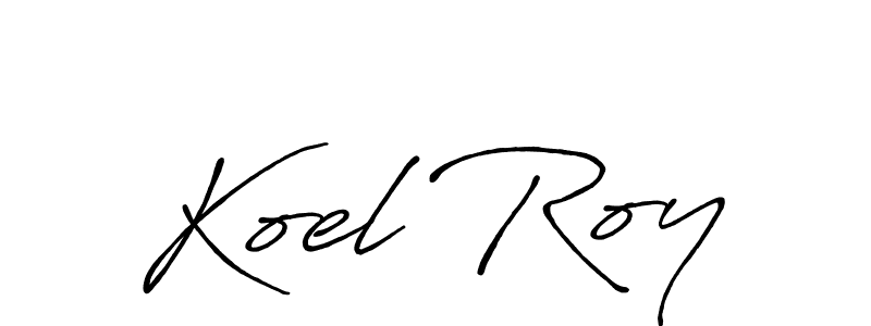 Antro_Vectra_Bolder is a professional signature style that is perfect for those who want to add a touch of class to their signature. It is also a great choice for those who want to make their signature more unique. Get Koel Roy name to fancy signature for free. Koel Roy signature style 7 images and pictures png