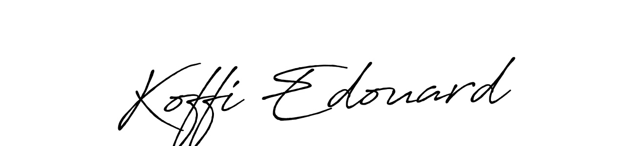 The best way (Antro_Vectra_Bolder) to make a short signature is to pick only two or three words in your name. The name Koffi Edouard include a total of six letters. For converting this name. Koffi Edouard signature style 7 images and pictures png