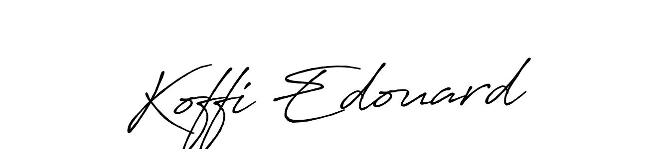 The best way (Antro_Vectra_Bolder) to make a short signature is to pick only two or three words in your name. The name Koffi Edouard include a total of six letters. For converting this name. Koffi Edouard signature style 7 images and pictures png