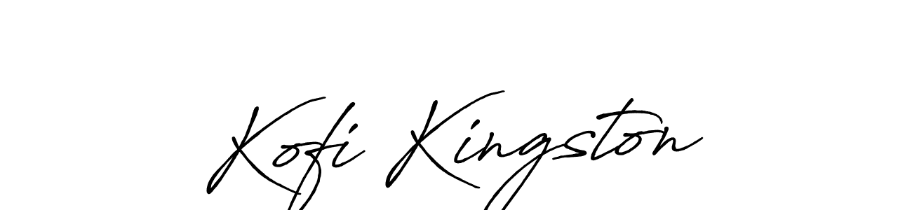 Also You can easily find your signature by using the search form. We will create Kofi Kingston name handwritten signature images for you free of cost using Antro_Vectra_Bolder sign style. Kofi Kingston signature style 7 images and pictures png