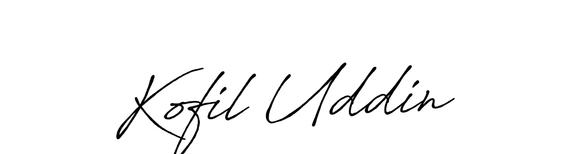 Also You can easily find your signature by using the search form. We will create Kofil Uddin name handwritten signature images for you free of cost using Antro_Vectra_Bolder sign style. Kofil Uddin signature style 7 images and pictures png