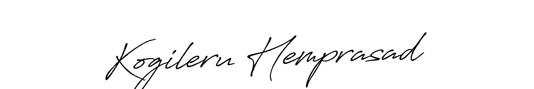 It looks lik you need a new signature style for name Kogileru Hemprasad. Design unique handwritten (Antro_Vectra_Bolder) signature with our free signature maker in just a few clicks. Kogileru Hemprasad signature style 7 images and pictures png