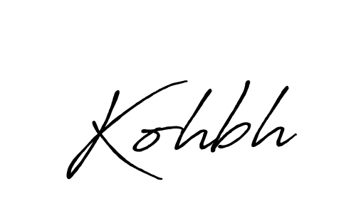 if you are searching for the best signature style for your name Kohbh. so please give up your signature search. here we have designed multiple signature styles  using Antro_Vectra_Bolder. Kohbh signature style 7 images and pictures png