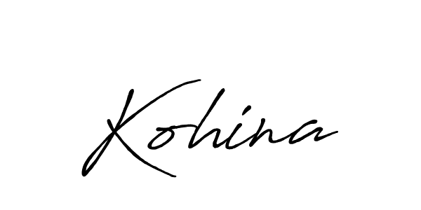 It looks lik you need a new signature style for name Kohina. Design unique handwritten (Antro_Vectra_Bolder) signature with our free signature maker in just a few clicks. Kohina signature style 7 images and pictures png