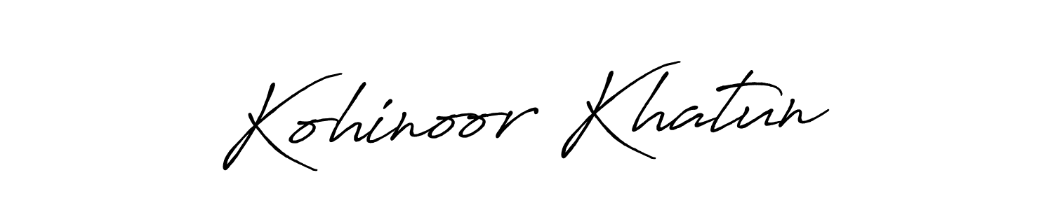 Make a beautiful signature design for name Kohinoor Khatun. Use this online signature maker to create a handwritten signature for free. Kohinoor Khatun signature style 7 images and pictures png