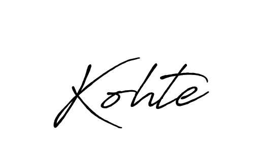 Make a beautiful signature design for name Kohte. Use this online signature maker to create a handwritten signature for free. Kohte signature style 7 images and pictures png