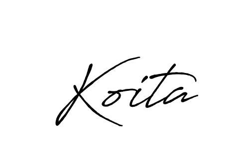 Also You can easily find your signature by using the search form. We will create Koita name handwritten signature images for you free of cost using Antro_Vectra_Bolder sign style. Koita signature style 7 images and pictures png