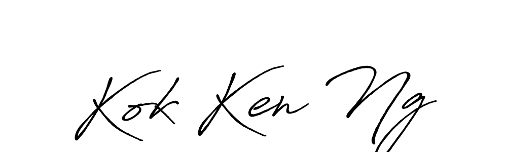How to Draw Kok Ken Ng signature style? Antro_Vectra_Bolder is a latest design signature styles for name Kok Ken Ng. Kok Ken Ng signature style 7 images and pictures png