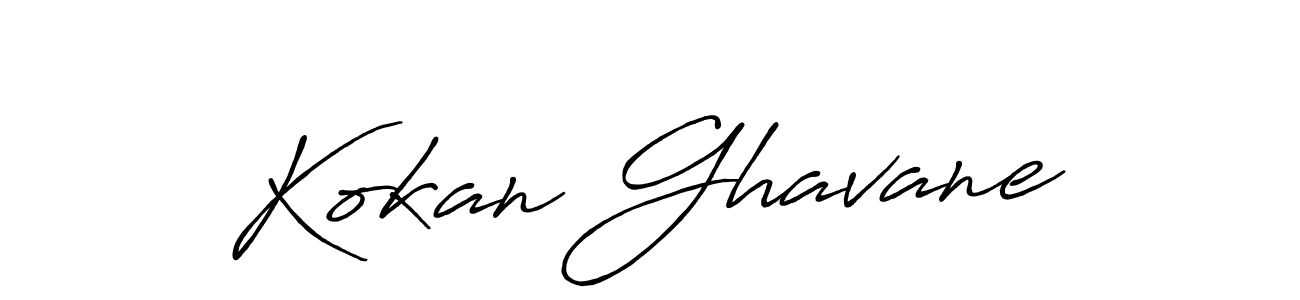 Make a beautiful signature design for name Kokan Ghavane. Use this online signature maker to create a handwritten signature for free. Kokan Ghavane signature style 7 images and pictures png