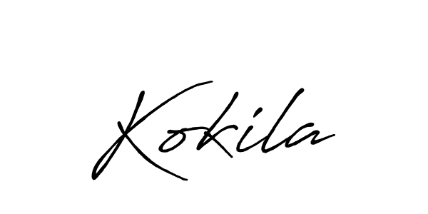 It looks lik you need a new signature style for name Kokila. Design unique handwritten (Antro_Vectra_Bolder) signature with our free signature maker in just a few clicks. Kokila signature style 7 images and pictures png