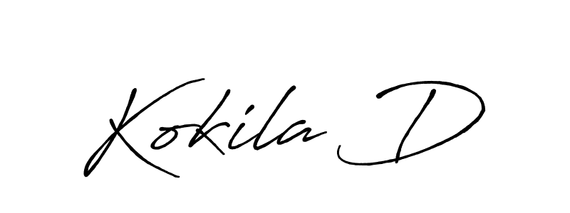 Also we have Kokila D name is the best signature style. Create professional handwritten signature collection using Antro_Vectra_Bolder autograph style. Kokila D signature style 7 images and pictures png