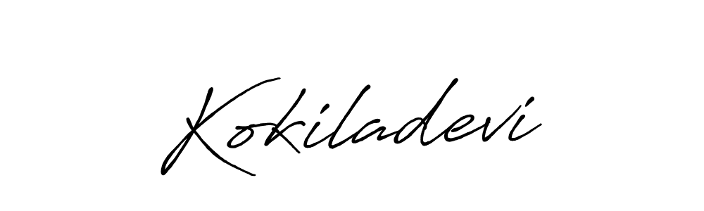 Antro_Vectra_Bolder is a professional signature style that is perfect for those who want to add a touch of class to their signature. It is also a great choice for those who want to make their signature more unique. Get Kokiladevi name to fancy signature for free. Kokiladevi signature style 7 images and pictures png