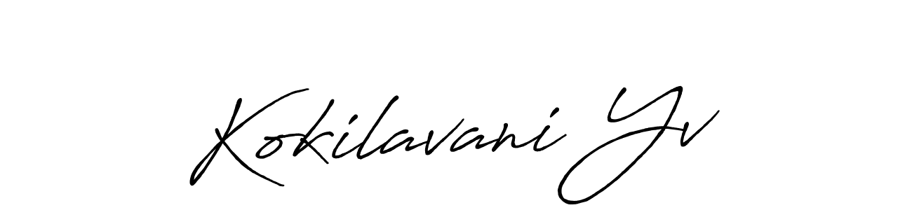 How to Draw Kokilavani Yv signature style? Antro_Vectra_Bolder is a latest design signature styles for name Kokilavani Yv. Kokilavani Yv signature style 7 images and pictures png