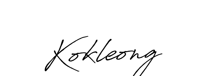 How to Draw Kokleong signature style? Antro_Vectra_Bolder is a latest design signature styles for name Kokleong. Kokleong signature style 7 images and pictures png