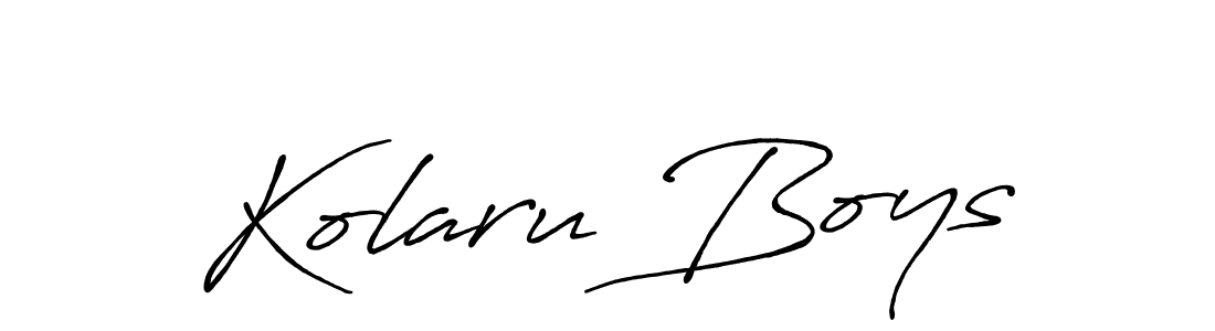 Make a beautiful signature design for name Kolaru Boys. Use this online signature maker to create a handwritten signature for free. Kolaru Boys signature style 7 images and pictures png
