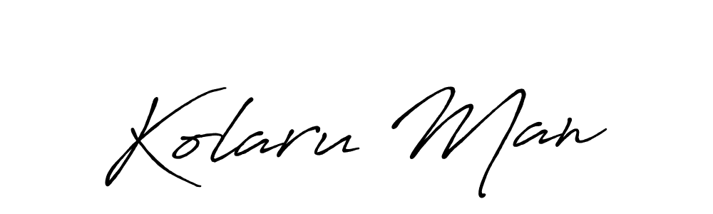 Make a beautiful signature design for name Kolaru Man. Use this online signature maker to create a handwritten signature for free. Kolaru Man signature style 7 images and pictures png