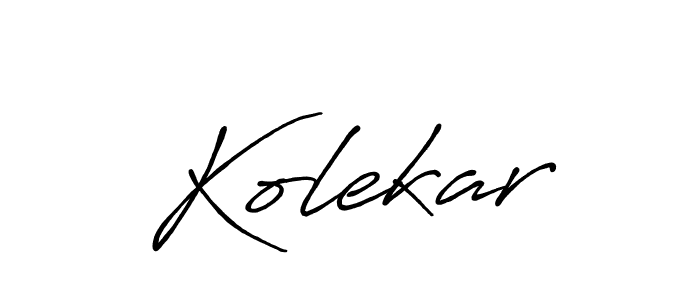 How to Draw Kolekar signature style? Antro_Vectra_Bolder is a latest design signature styles for name Kolekar. Kolekar signature style 7 images and pictures png