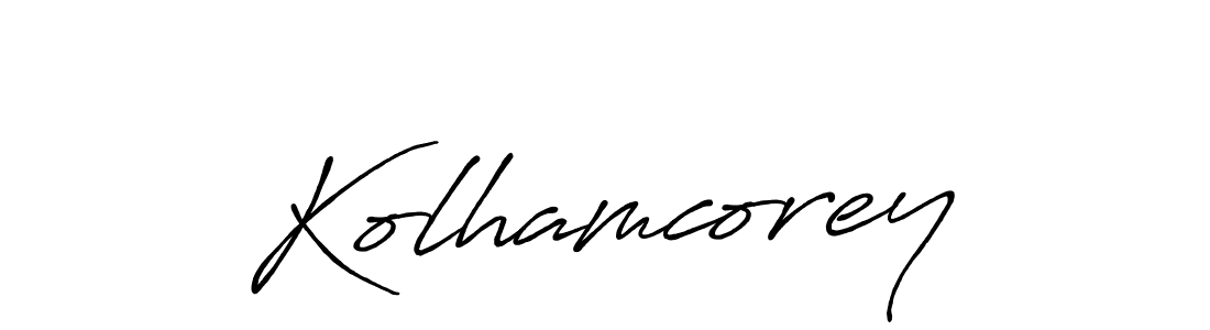 Best and Professional Signature Style for Kolhamcorey. Antro_Vectra_Bolder Best Signature Style Collection. Kolhamcorey signature style 7 images and pictures png