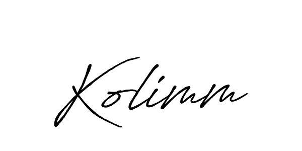 Make a short Kolimm signature style. Manage your documents anywhere anytime using Antro_Vectra_Bolder. Create and add eSignatures, submit forms, share and send files easily. Kolimm signature style 7 images and pictures png