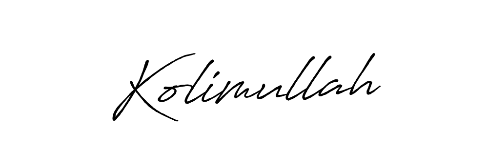 if you are searching for the best signature style for your name Kolimullah. so please give up your signature search. here we have designed multiple signature styles  using Antro_Vectra_Bolder. Kolimullah signature style 7 images and pictures png