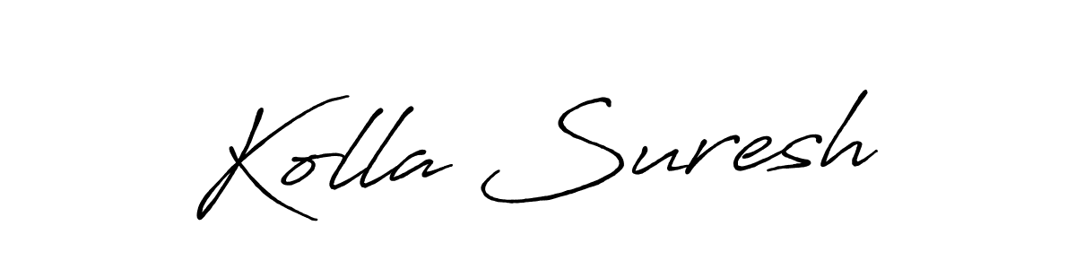 See photos of Kolla Suresh official signature by Spectra . Check more albums & portfolios. Read reviews & check more about Antro_Vectra_Bolder font. Kolla Suresh signature style 7 images and pictures png