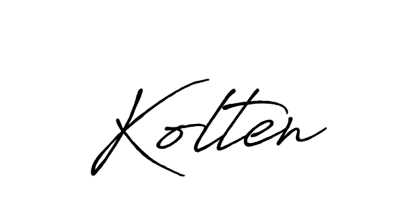 Similarly Antro_Vectra_Bolder is the best handwritten signature design. Signature creator online .You can use it as an online autograph creator for name Kolten. Kolten signature style 7 images and pictures png