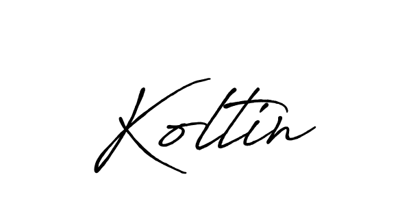 Also You can easily find your signature by using the search form. We will create Koltin name handwritten signature images for you free of cost using Antro_Vectra_Bolder sign style. Koltin signature style 7 images and pictures png