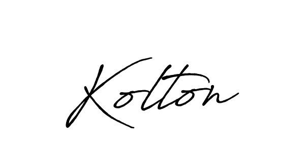 Also You can easily find your signature by using the search form. We will create Kolton name handwritten signature images for you free of cost using Antro_Vectra_Bolder sign style. Kolton signature style 7 images and pictures png