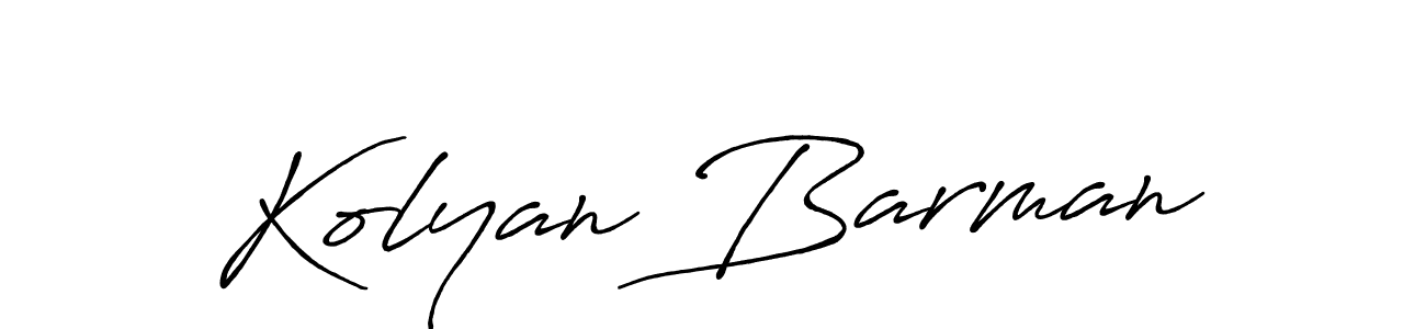 Make a beautiful signature design for name Kolyan Barman. Use this online signature maker to create a handwritten signature for free. Kolyan Barman signature style 7 images and pictures png