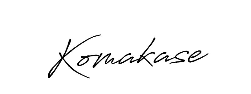 Also we have Komakase name is the best signature style. Create professional handwritten signature collection using Antro_Vectra_Bolder autograph style. Komakase signature style 7 images and pictures png