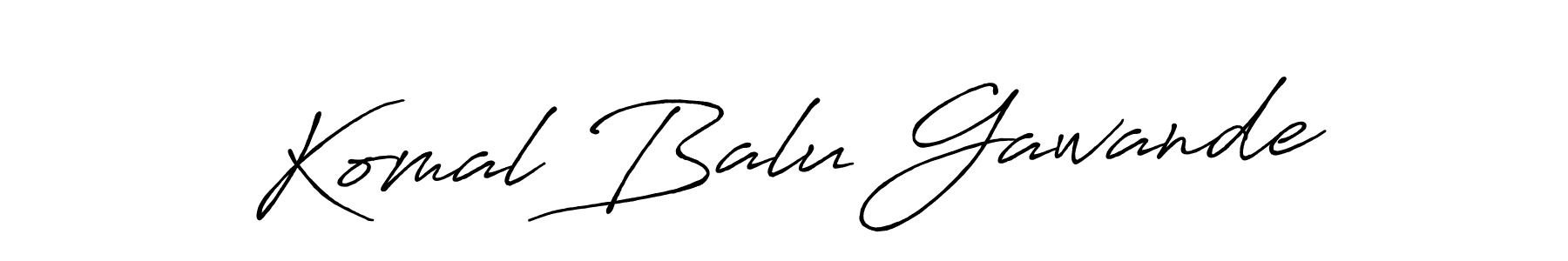 Make a beautiful signature design for name Komal Balu Gawande. Use this online signature maker to create a handwritten signature for free. Komal Balu Gawande signature style 7 images and pictures png