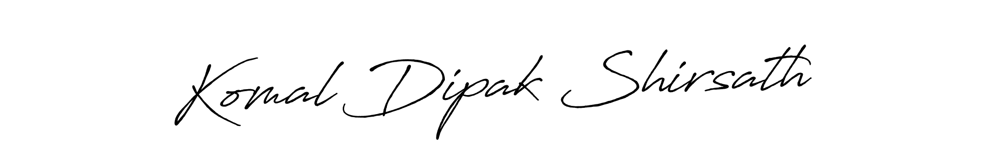 if you are searching for the best signature style for your name Komal Dipak Shirsath. so please give up your signature search. here we have designed multiple signature styles  using Antro_Vectra_Bolder. Komal Dipak Shirsath signature style 7 images and pictures png