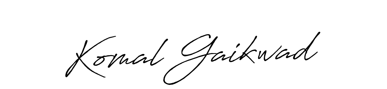 Also You can easily find your signature by using the search form. We will create Komal Gaikwad name handwritten signature images for you free of cost using Antro_Vectra_Bolder sign style. Komal Gaikwad signature style 7 images and pictures png