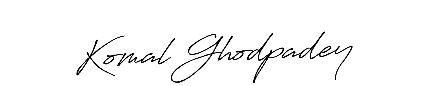 The best way (Antro_Vectra_Bolder) to make a short signature is to pick only two or three words in your name. The name Komal Ghodpadey include a total of six letters. For converting this name. Komal Ghodpadey signature style 7 images and pictures png