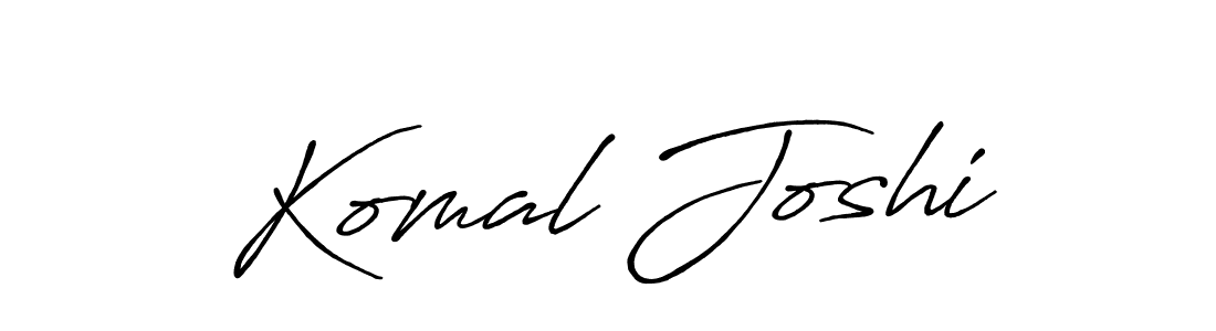 You should practise on your own different ways (Antro_Vectra_Bolder) to write your name (Komal Joshi) in signature. don't let someone else do it for you. Komal Joshi signature style 7 images and pictures png