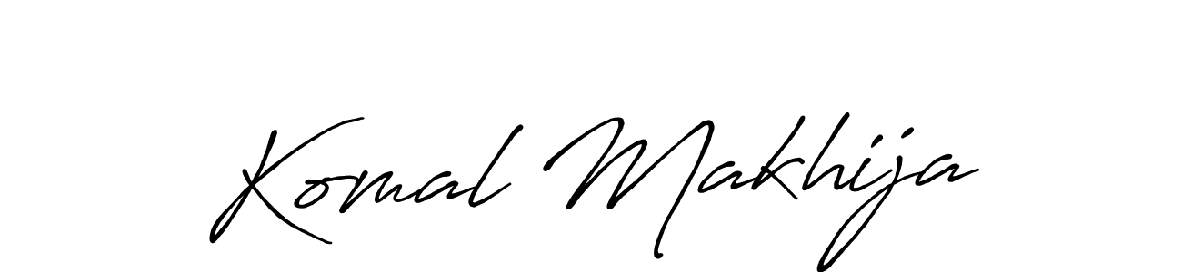 Once you've used our free online signature maker to create your best signature Antro_Vectra_Bolder style, it's time to enjoy all of the benefits that Komal Makhija name signing documents. Komal Makhija signature style 7 images and pictures png