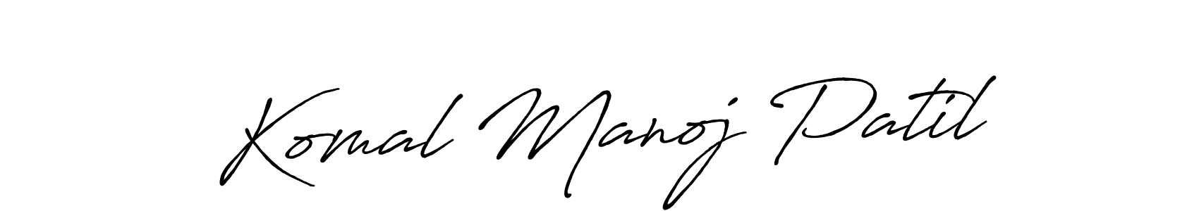 Once you've used our free online signature maker to create your best signature Antro_Vectra_Bolder style, it's time to enjoy all of the benefits that Komal Manoj Patil name signing documents. Komal Manoj Patil signature style 7 images and pictures png