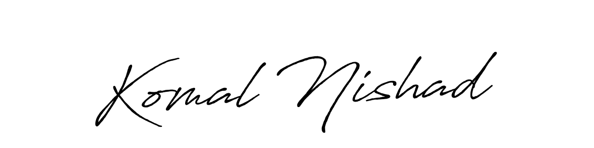 Make a beautiful signature design for name Komal Nishad. Use this online signature maker to create a handwritten signature for free. Komal Nishad signature style 7 images and pictures png