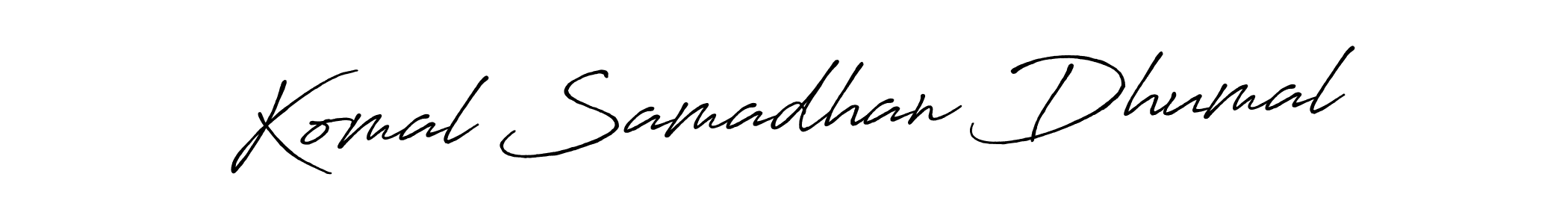 Here are the top 10 professional signature styles for the name Komal Samadhan Dhumal. These are the best autograph styles you can use for your name. Komal Samadhan Dhumal signature style 7 images and pictures png