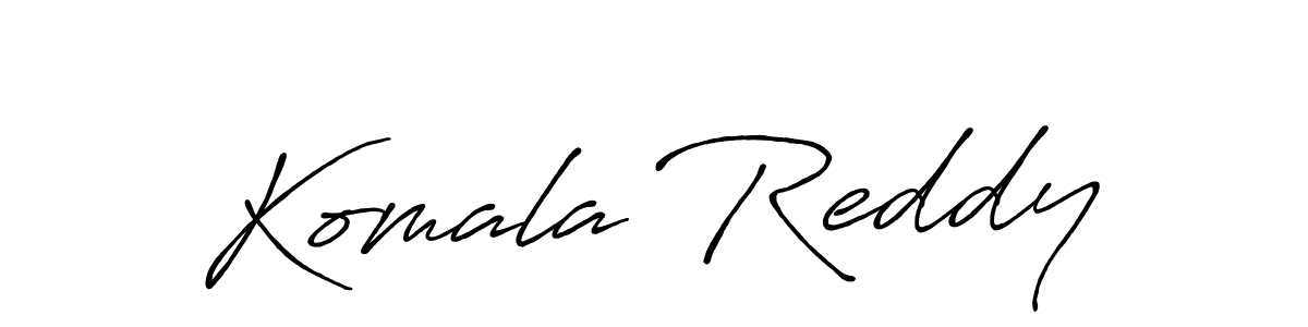 Design your own signature with our free online signature maker. With this signature software, you can create a handwritten (Antro_Vectra_Bolder) signature for name Komala Reddy. Komala Reddy signature style 7 images and pictures png