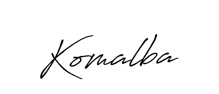 Antro_Vectra_Bolder is a professional signature style that is perfect for those who want to add a touch of class to their signature. It is also a great choice for those who want to make their signature more unique. Get Komalba name to fancy signature for free. Komalba signature style 7 images and pictures png