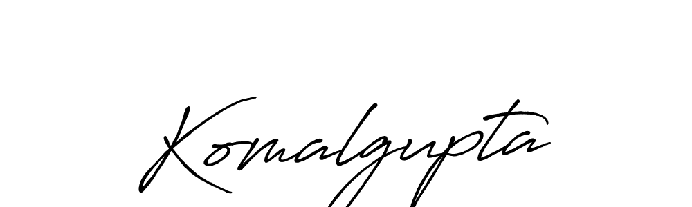 Use a signature maker to create a handwritten signature online. With this signature software, you can design (Antro_Vectra_Bolder) your own signature for name Komalgupta. Komalgupta signature style 7 images and pictures png